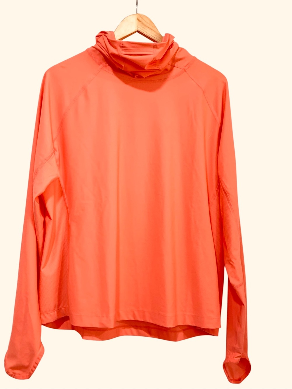Coolibar Orange Size XL Hooded Long Sleeve UPF + 50